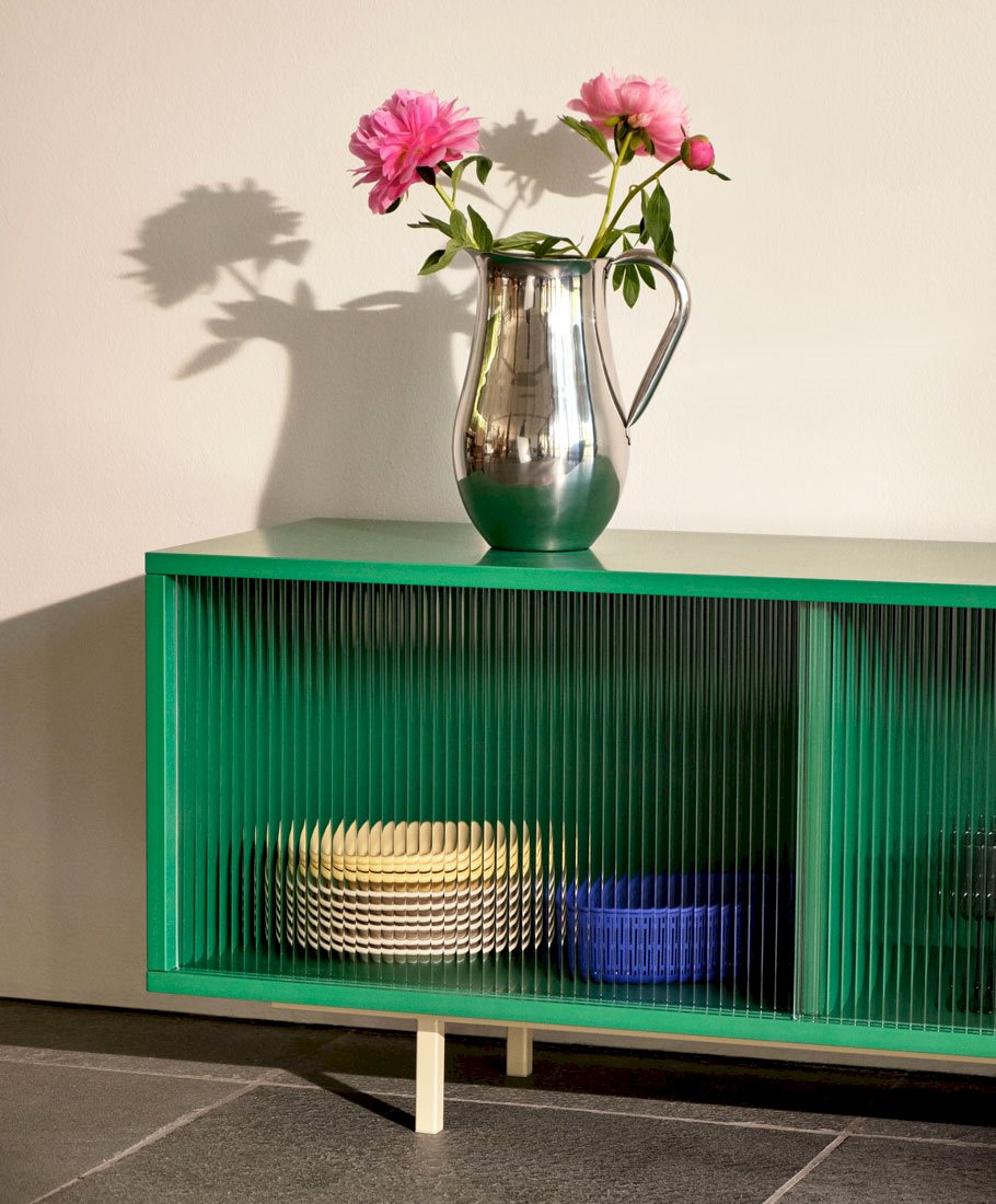 Colour Cabinet Floor M with glass doors / Indian...