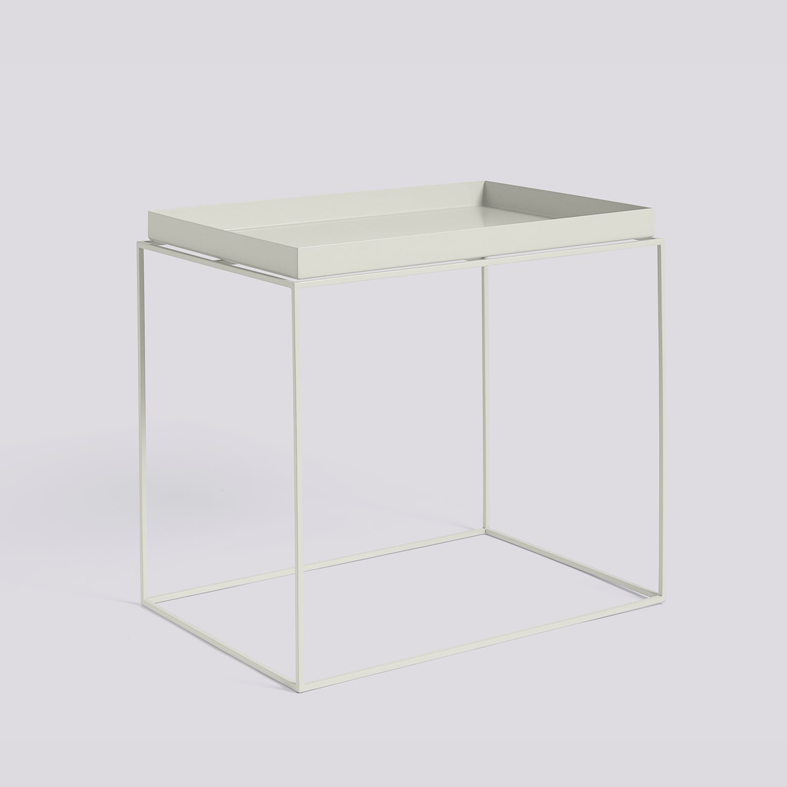 Tray Table-Large L40 x W60 x H54-Warm grey powder coated steel