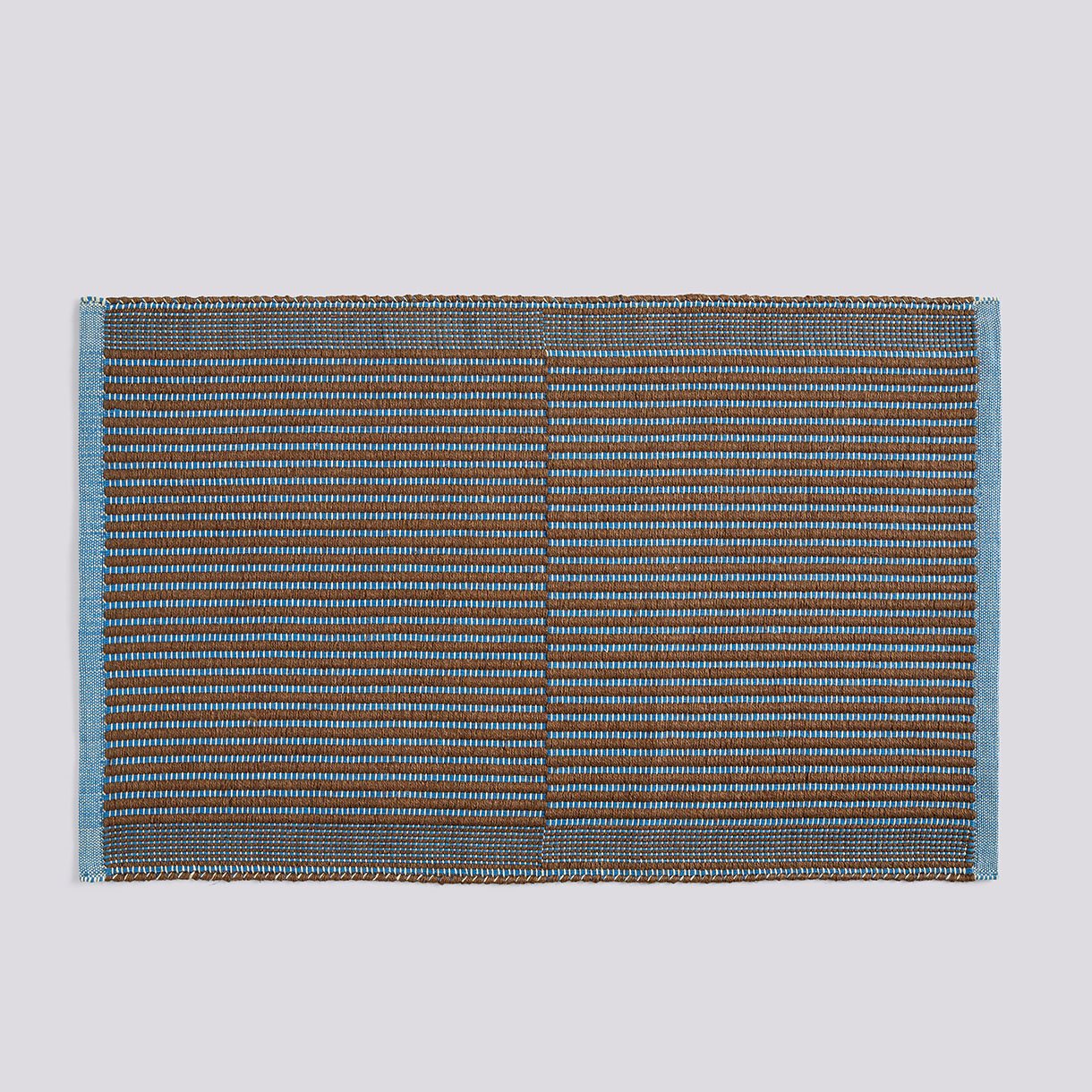 Tapis Mat-60 x 95-Chestnut and blue