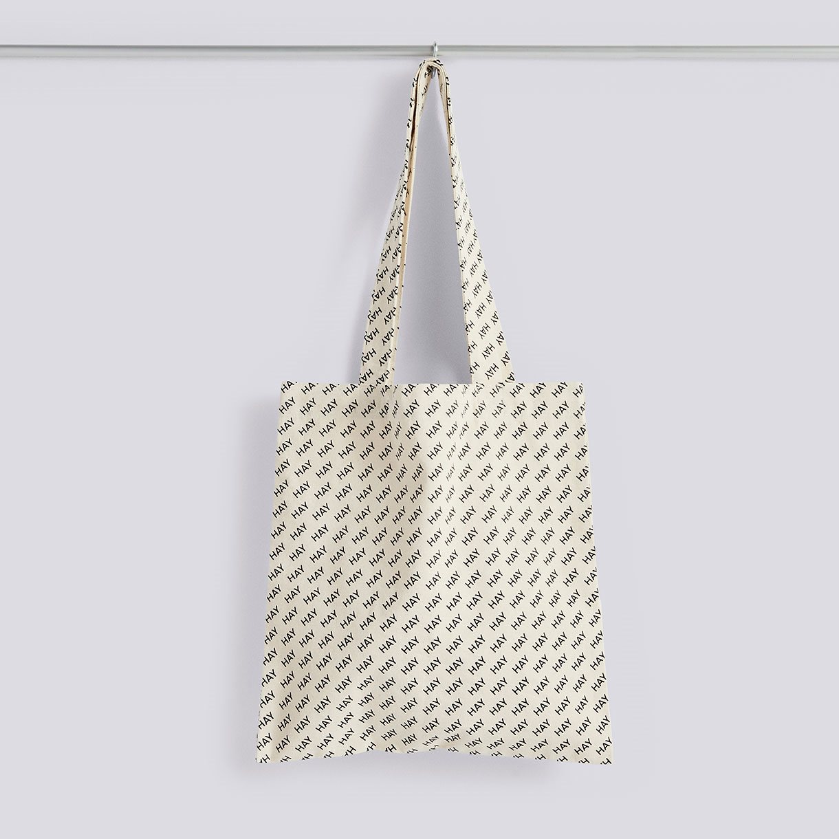 HAY Logo Tote Bag-Black