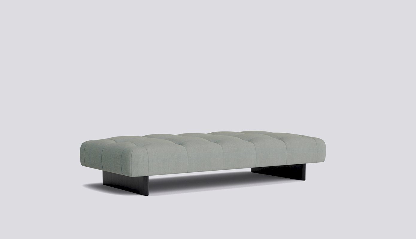 Quilton Lift Daybed Black water-based lacquered oak base-Full upholstery-Remix-906