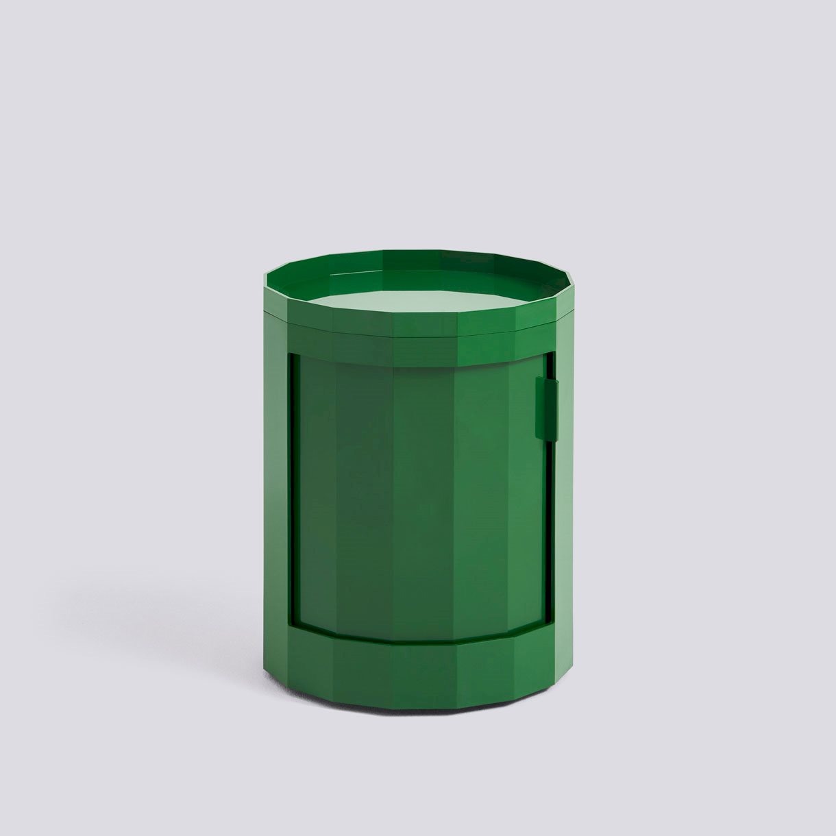 Facet Cabinet incl. feet and castors Low-Spinach green