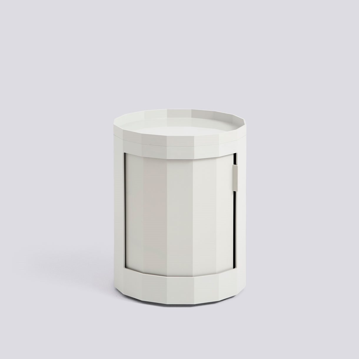 Facet Cabinet incl. feet and castors Low-Misty grey