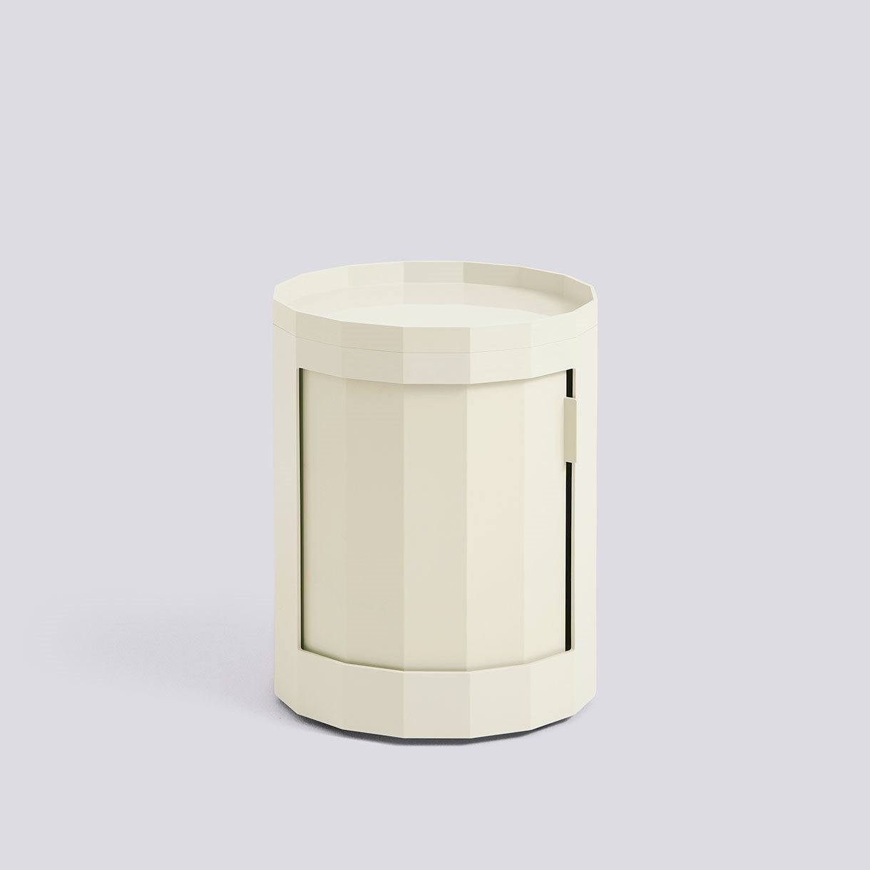 Facet Cabinet incl. feet and castors Low-Eggshell