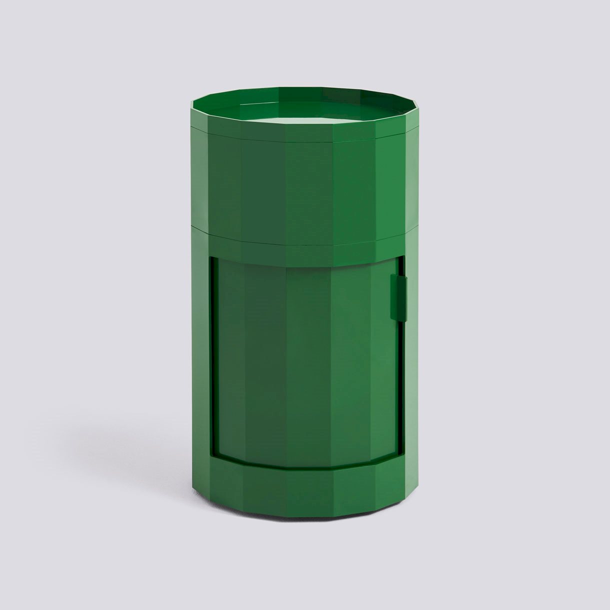 Facet Cabinet incl. feet and castors High-Spinach green