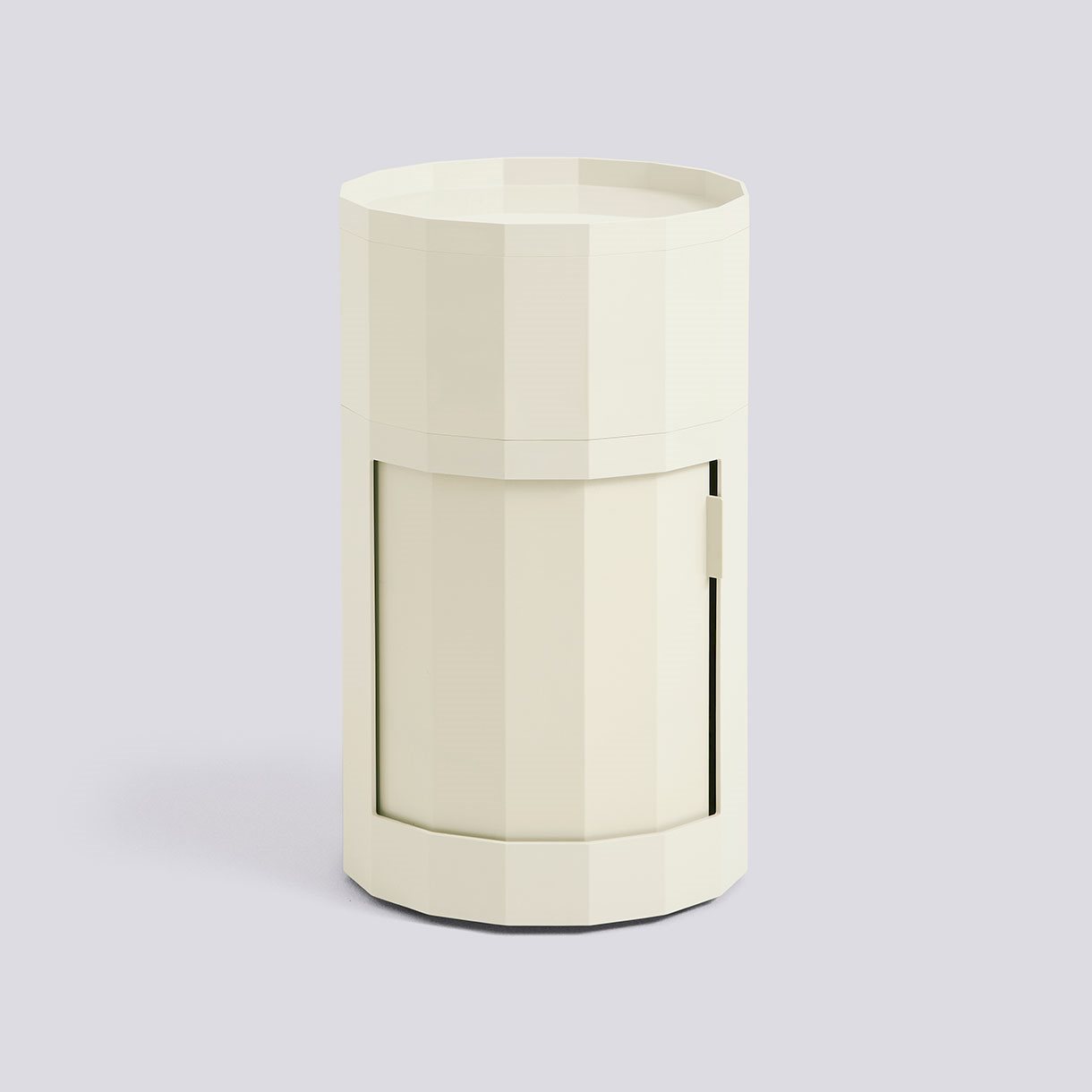 Facet Cabinet incl. feet and castors High-Eggshell