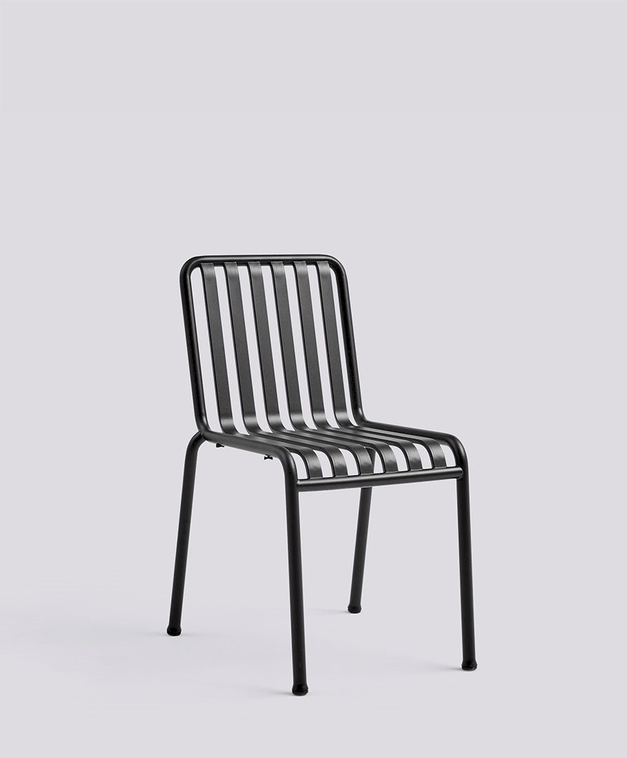 Palissade Chair-Anthracite powder coated steel