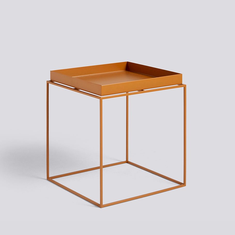Tray Table-Medium L40 x W40 x H44-Toffee powder coated steel