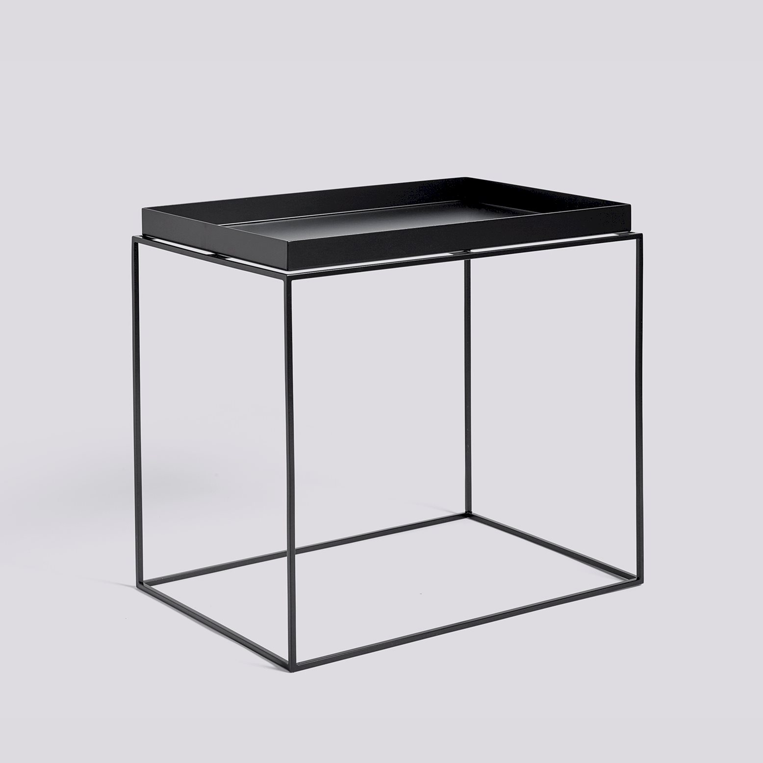Tray Table-Large L40 x W60 x H54-Black powder coated steel