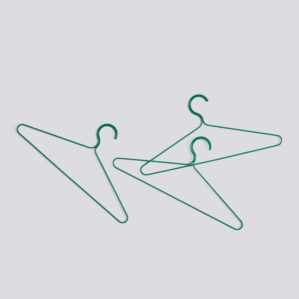 Colour Hanger-Set of 3-Jungle green