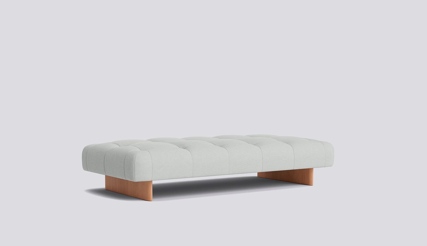 Quilton Lift Daybed Water-based lacquered oak base-Full upholstery-Naveli-113