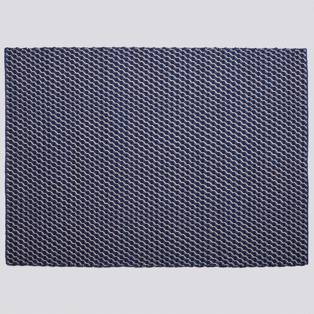 Channel Rug-170 x 240-Blue, white