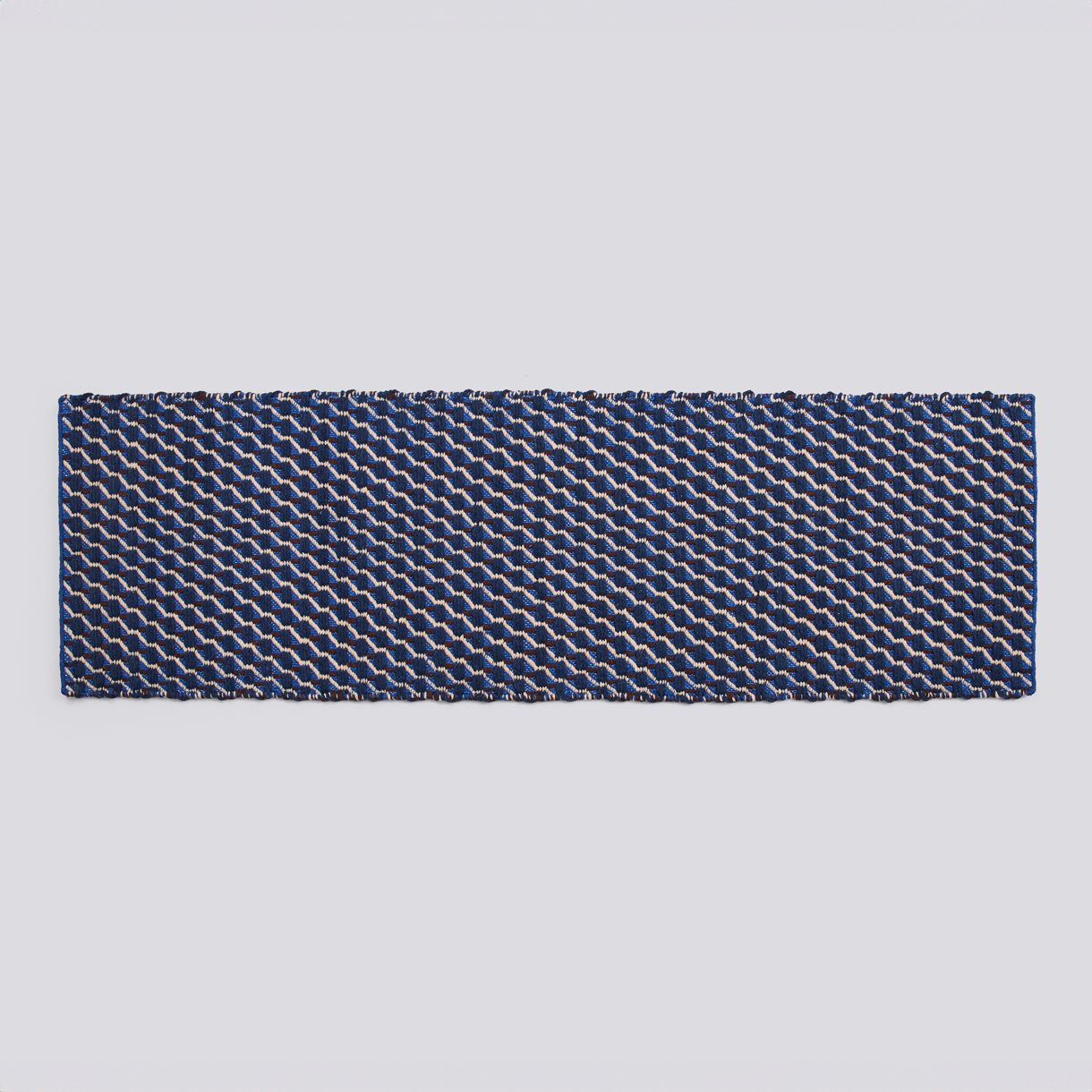 Channel Rug-60 x 200-Blue, white