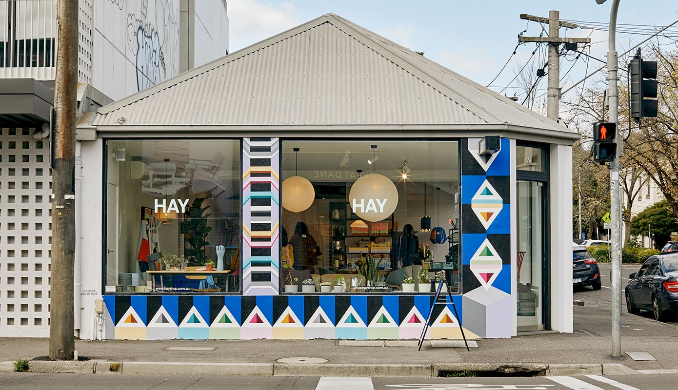 View of the HAY Melbourne Store entrance.