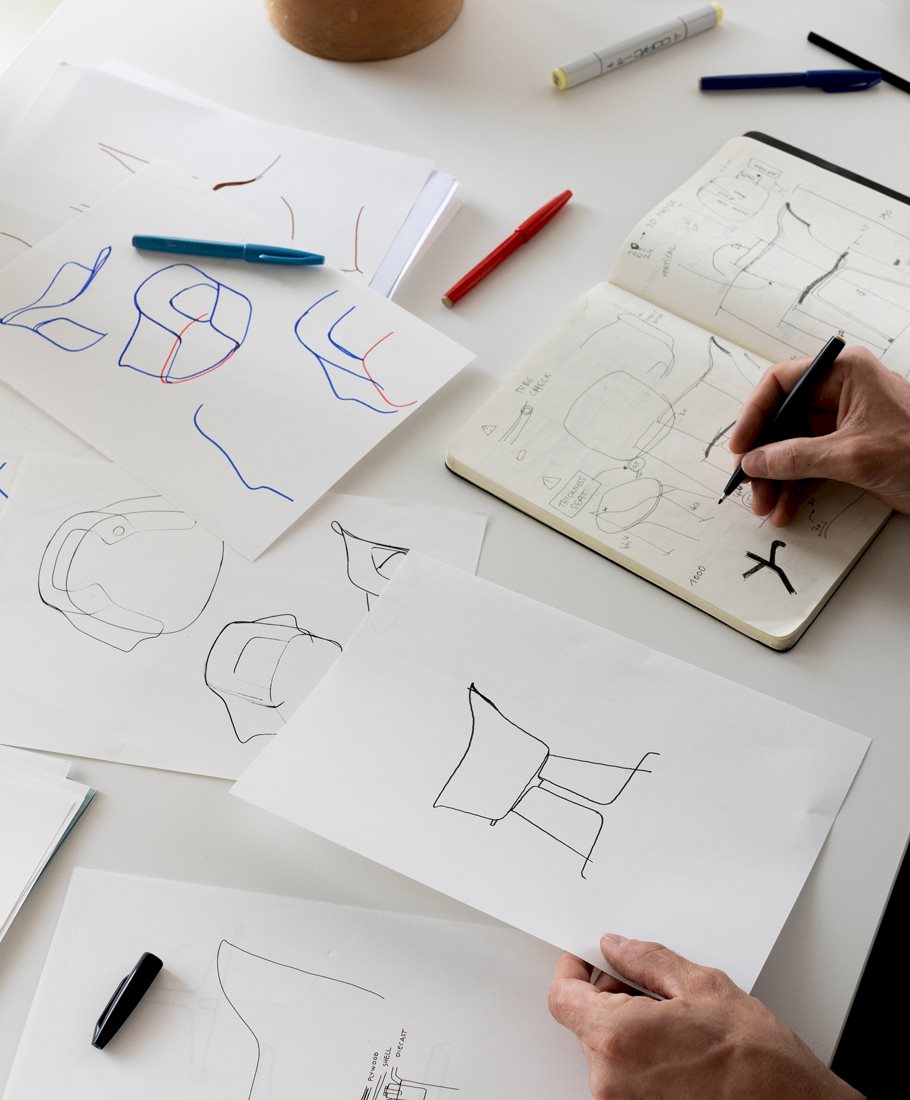 Layout Armchair drawings