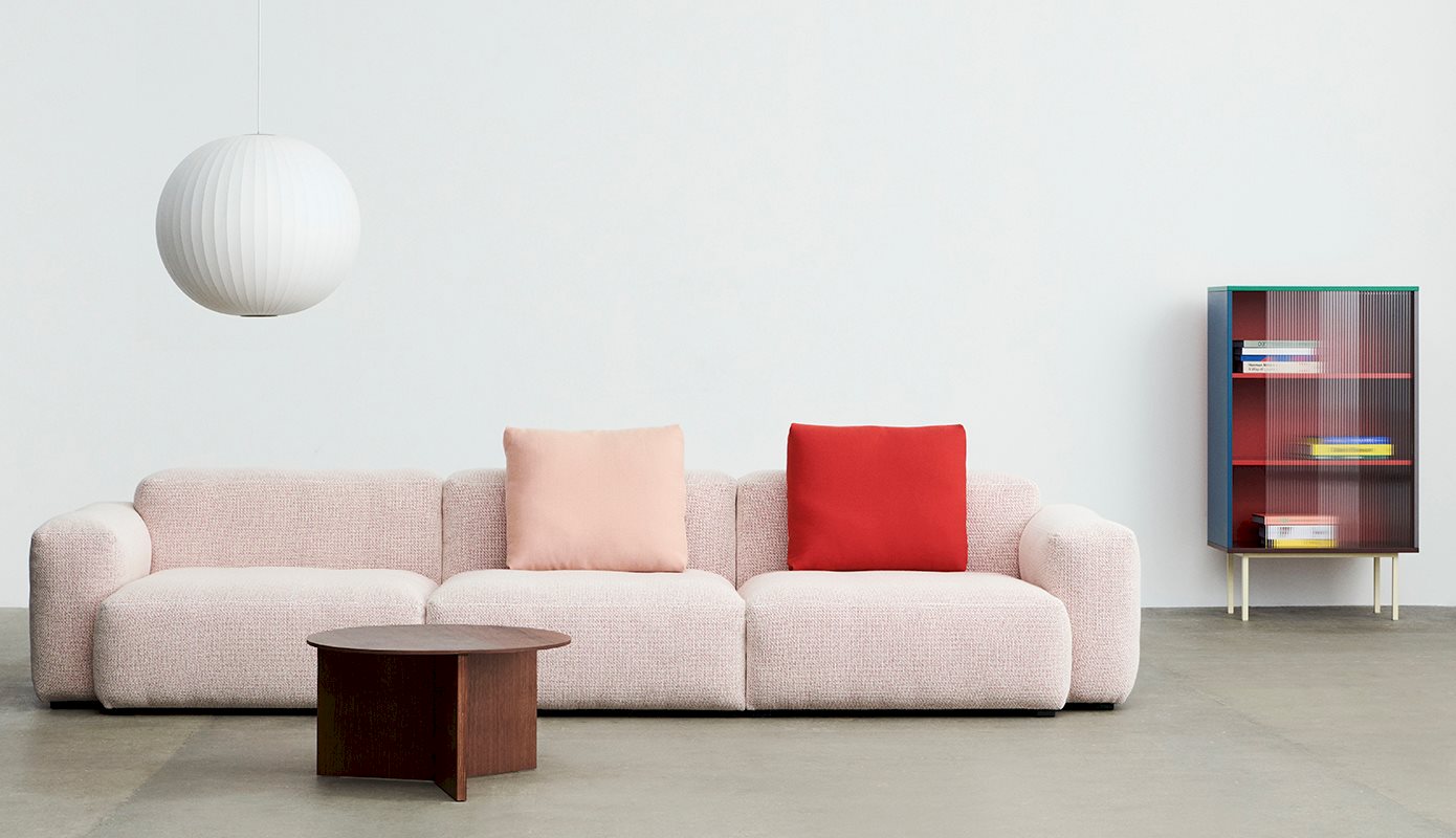 Try HAY's Mags Soft Low Armrest Sofa for a relaxed, loungy feel