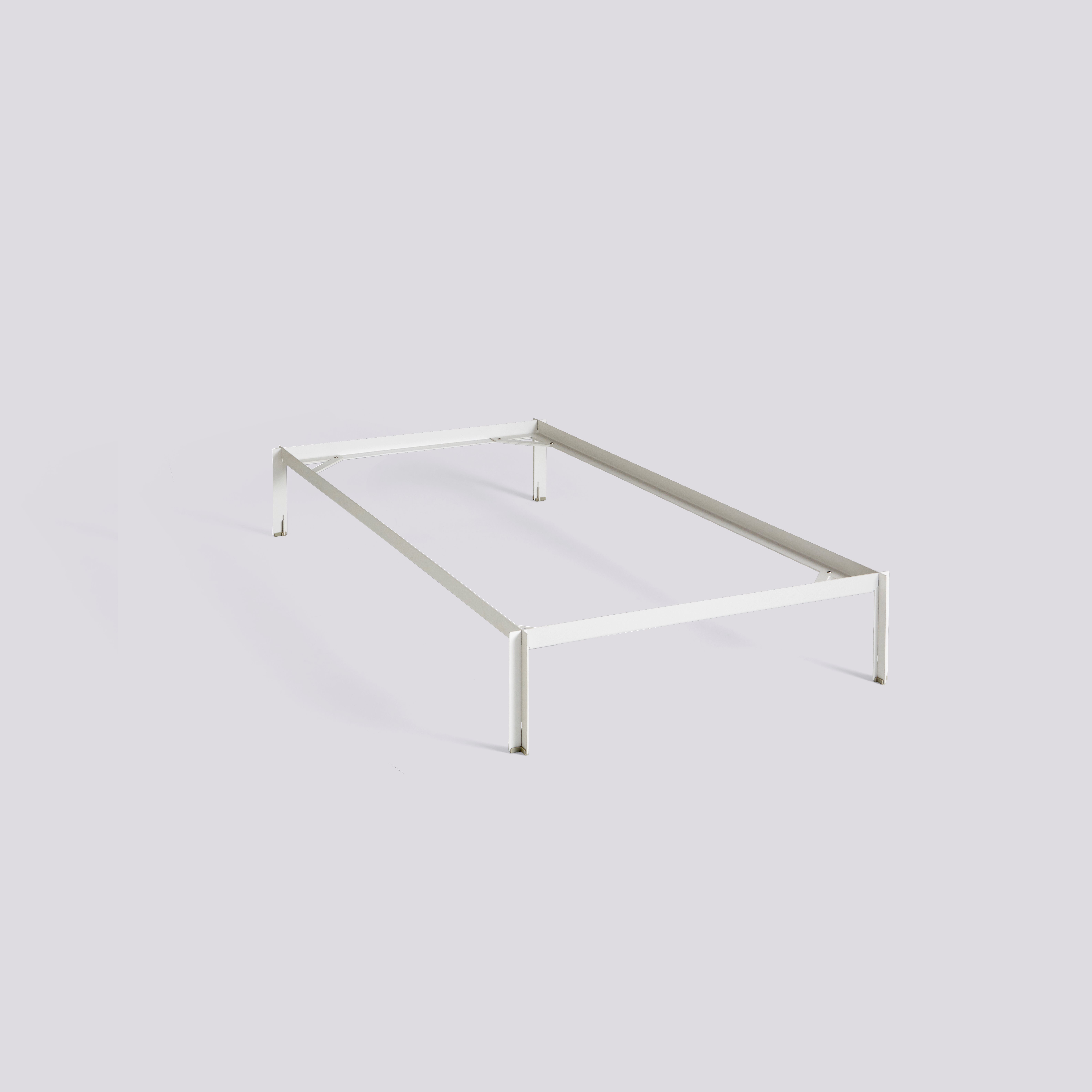 Connect Bed-W90 x L200-White powder coated steel