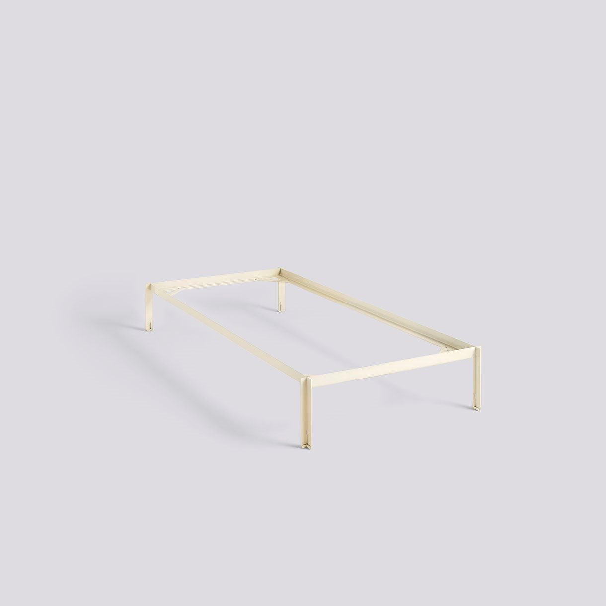 Connect Bed-W90 x L200-Alabaster powder coated steel