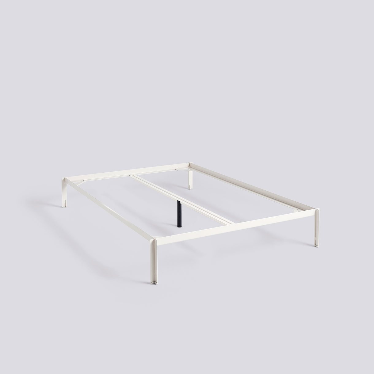 Connect Bed-W140 x L200 incl. support bar-White powder coated steel