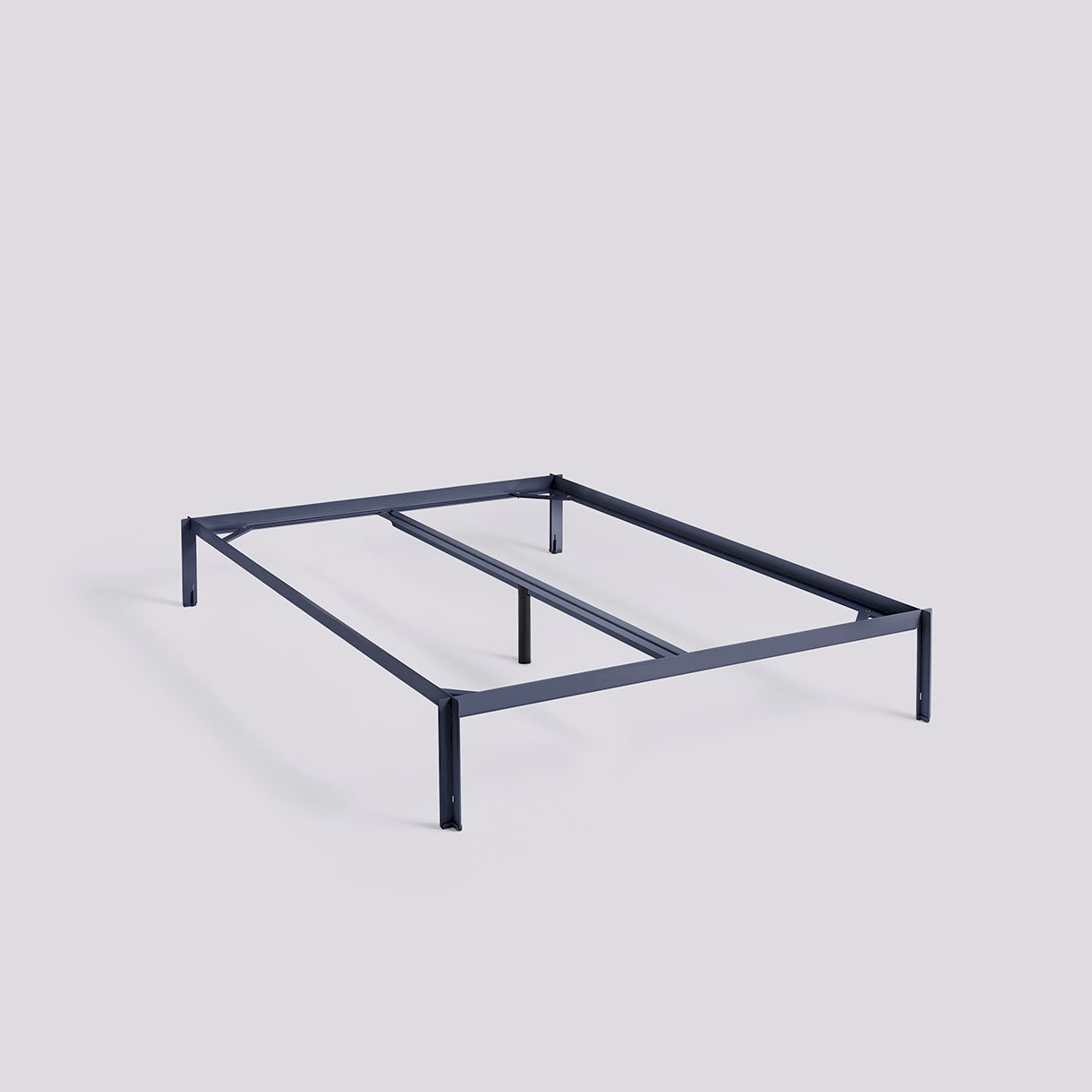 Connect Bed-W140 x L200 incl. support bar-Deep blue powder coated steel