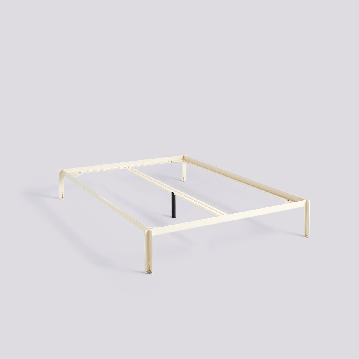 Connect Bed-W140 x L200 incl. support bar-Alabaster powder coated steel