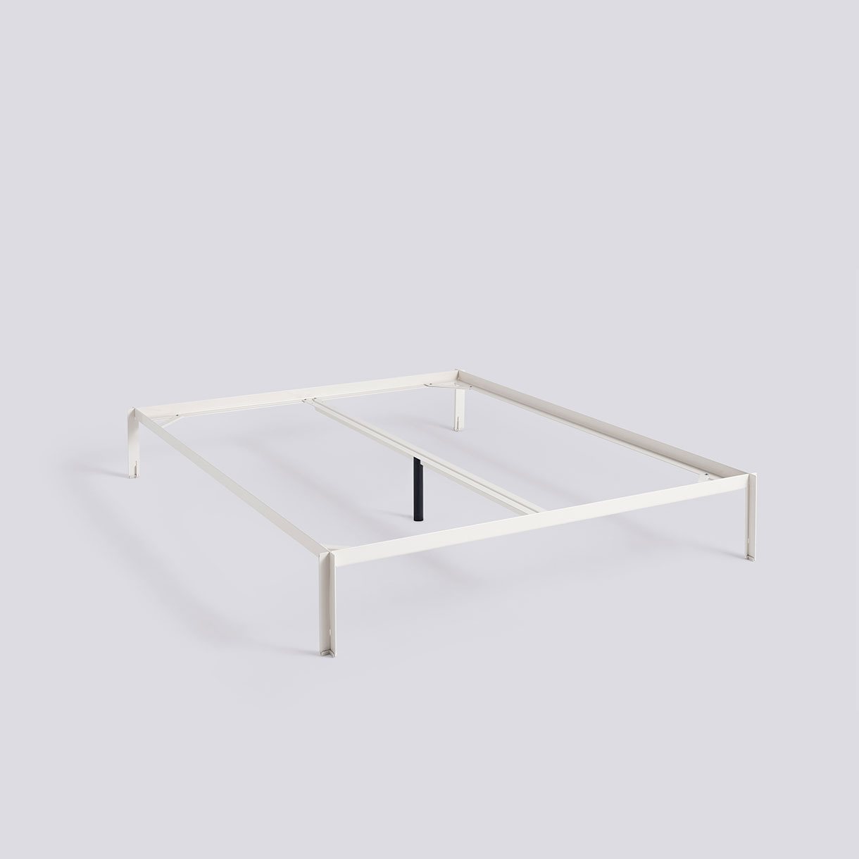 Connect Bed-W160 x L200 incl. support bar-White powder coated steel