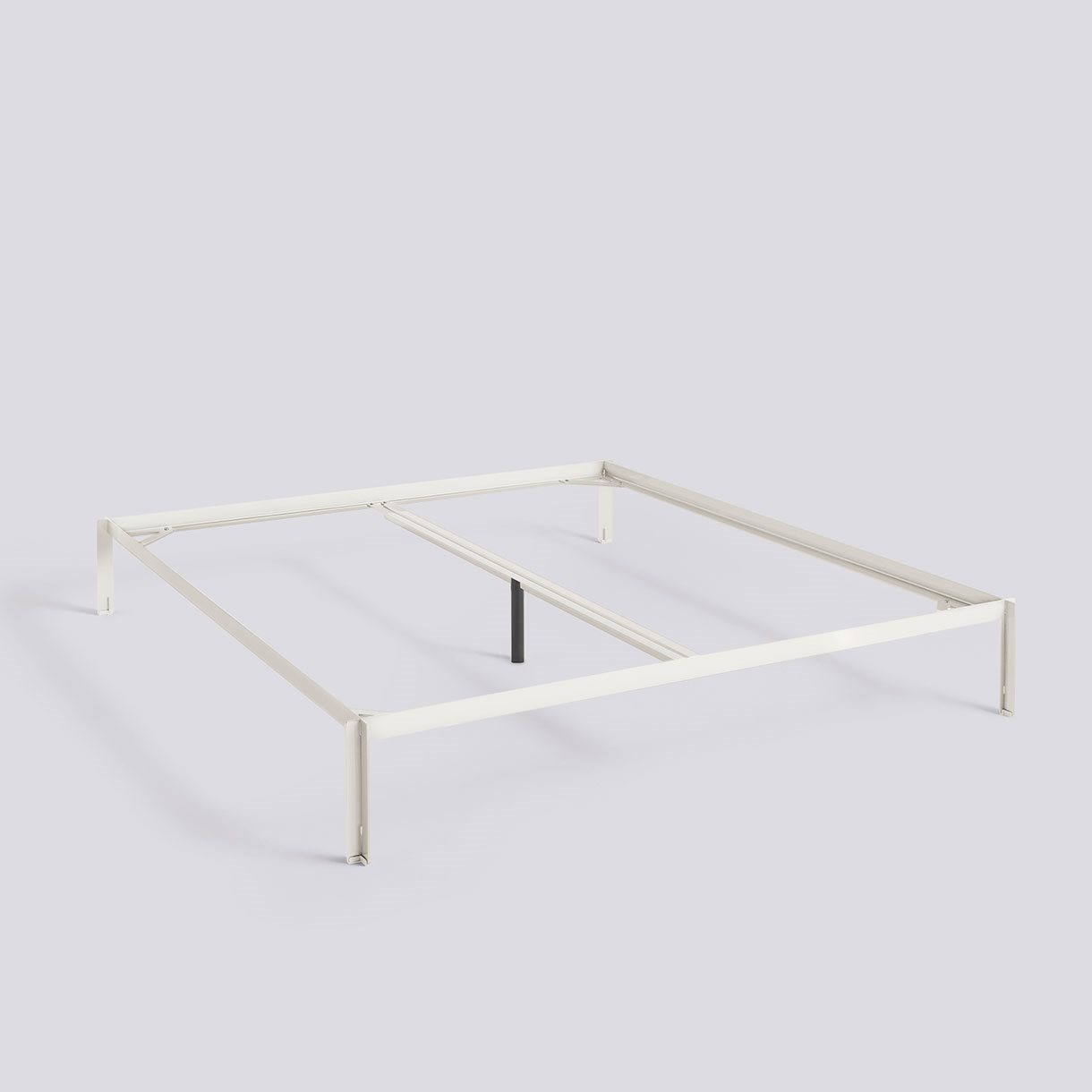 Connect Bed-W180 x L200 incl. support bar-White powder coated steel
