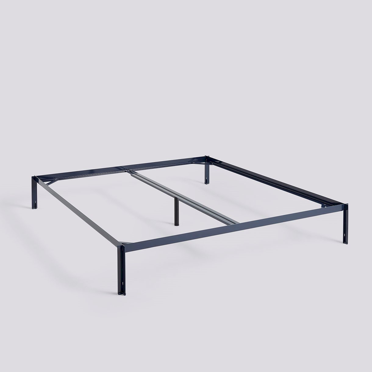 Connect Bed-W180 x L200 incl. support bar-Deep blue powder coated steel