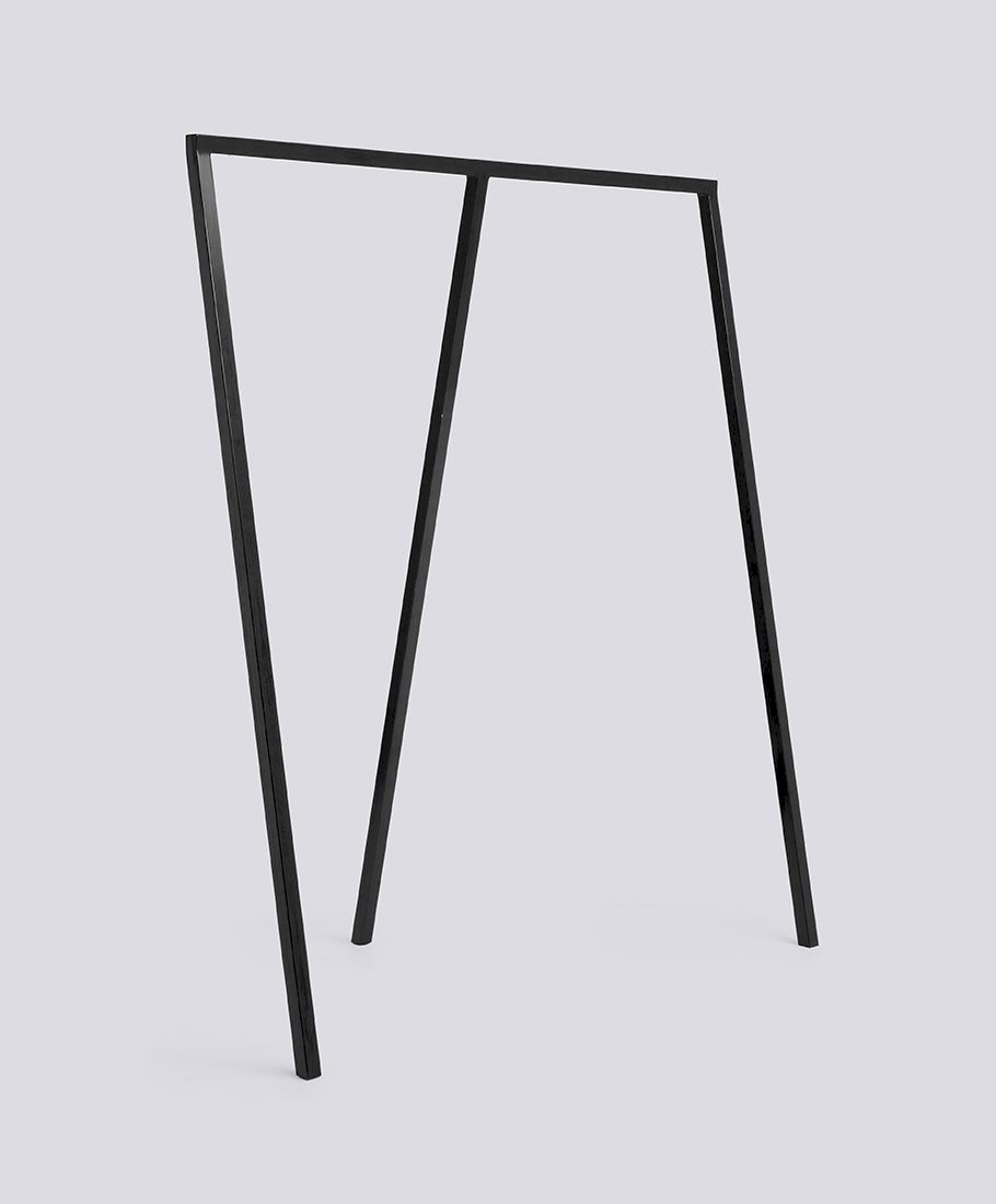 Loop Stand Wardrobe-L130 X W60 X H150-Black powder coated steel