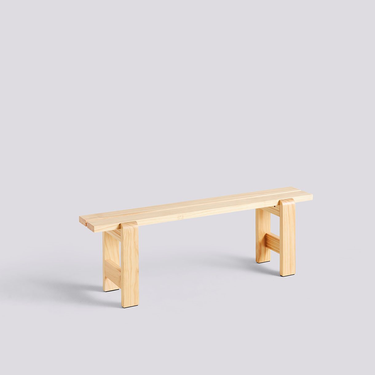 Weekday Bench-W140 x D23 x H45-Water-based lacquered pinewood