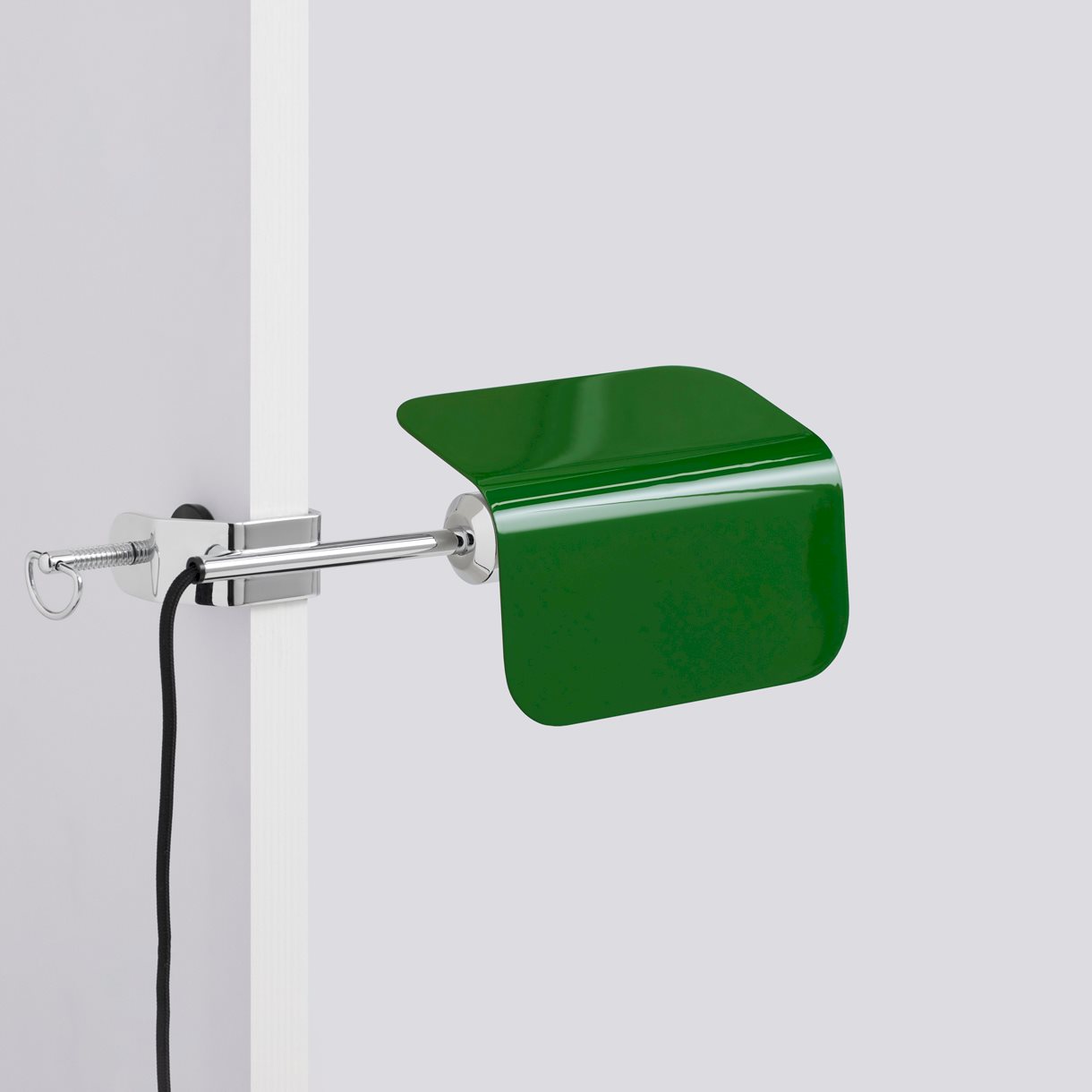 Apex Clip Lamp-Emerald green