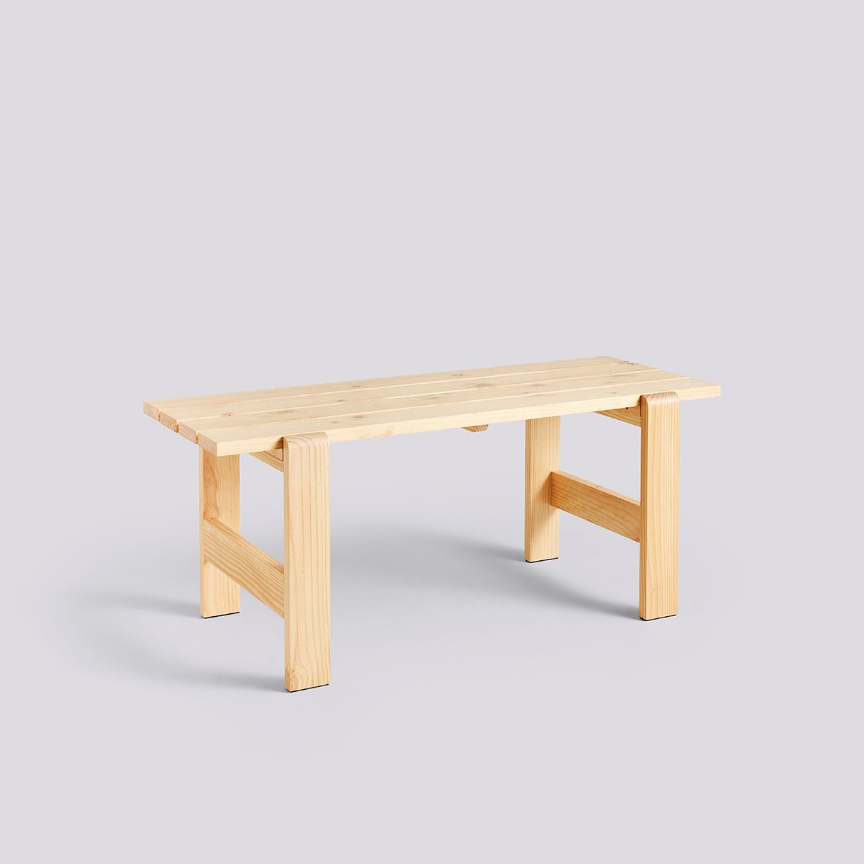 Weekday Table-L180 x W66 x H74-Water-based lacquered pinewood