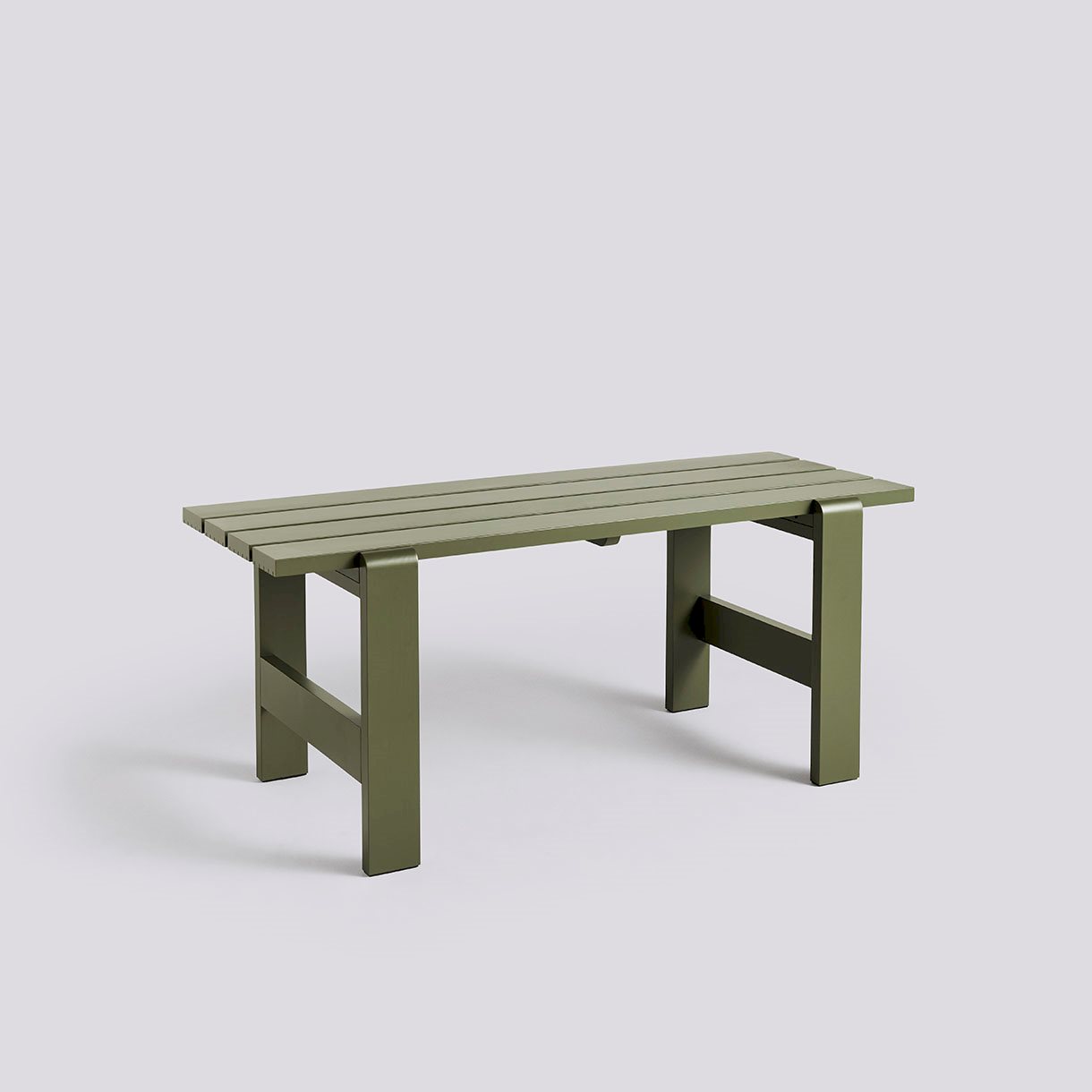 Weekday Table-L180 x W66 x H74-Olive water-based lacquered pinewood