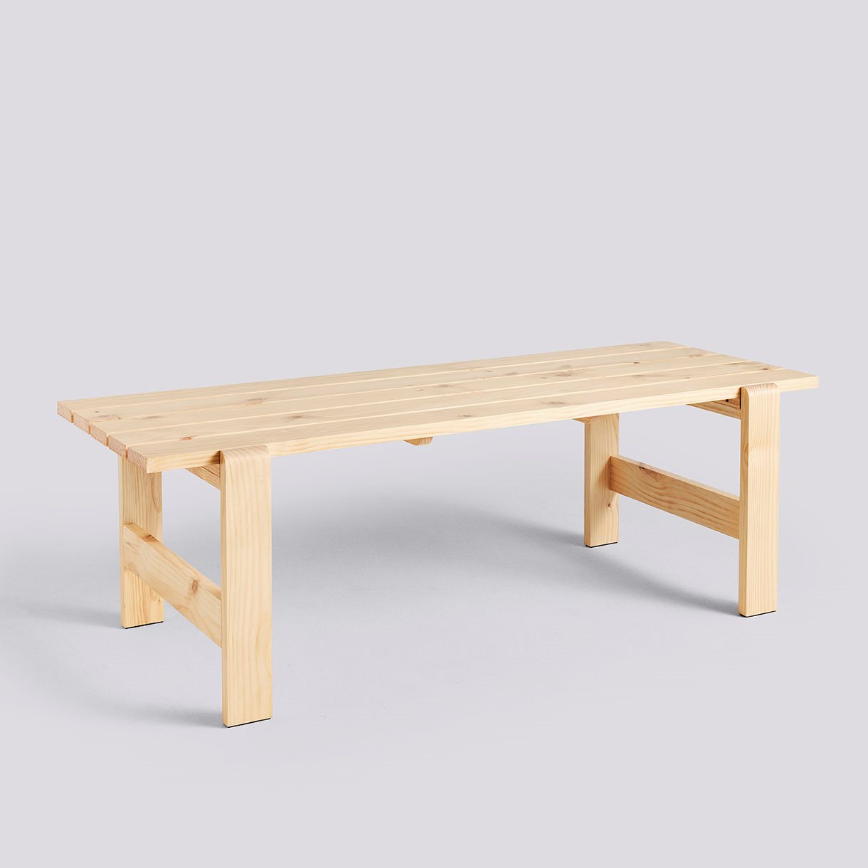 Weekday Table-L230 x W83 x H74-Water-based lacquered pinewood