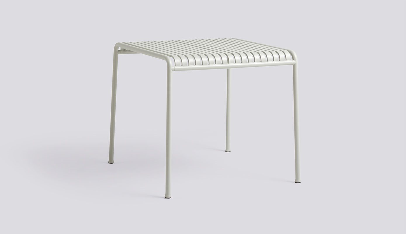Palissade Table-L82,5 x W90 x H75 4 legs-Sky grey powder coated steel