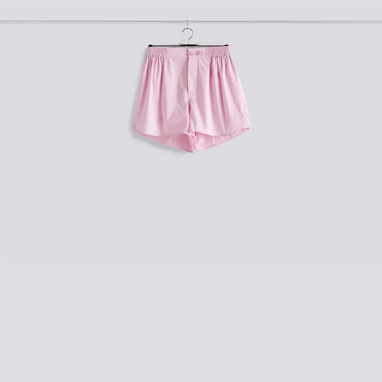 Outline Pyjama Shorts-S/M-Soft pink