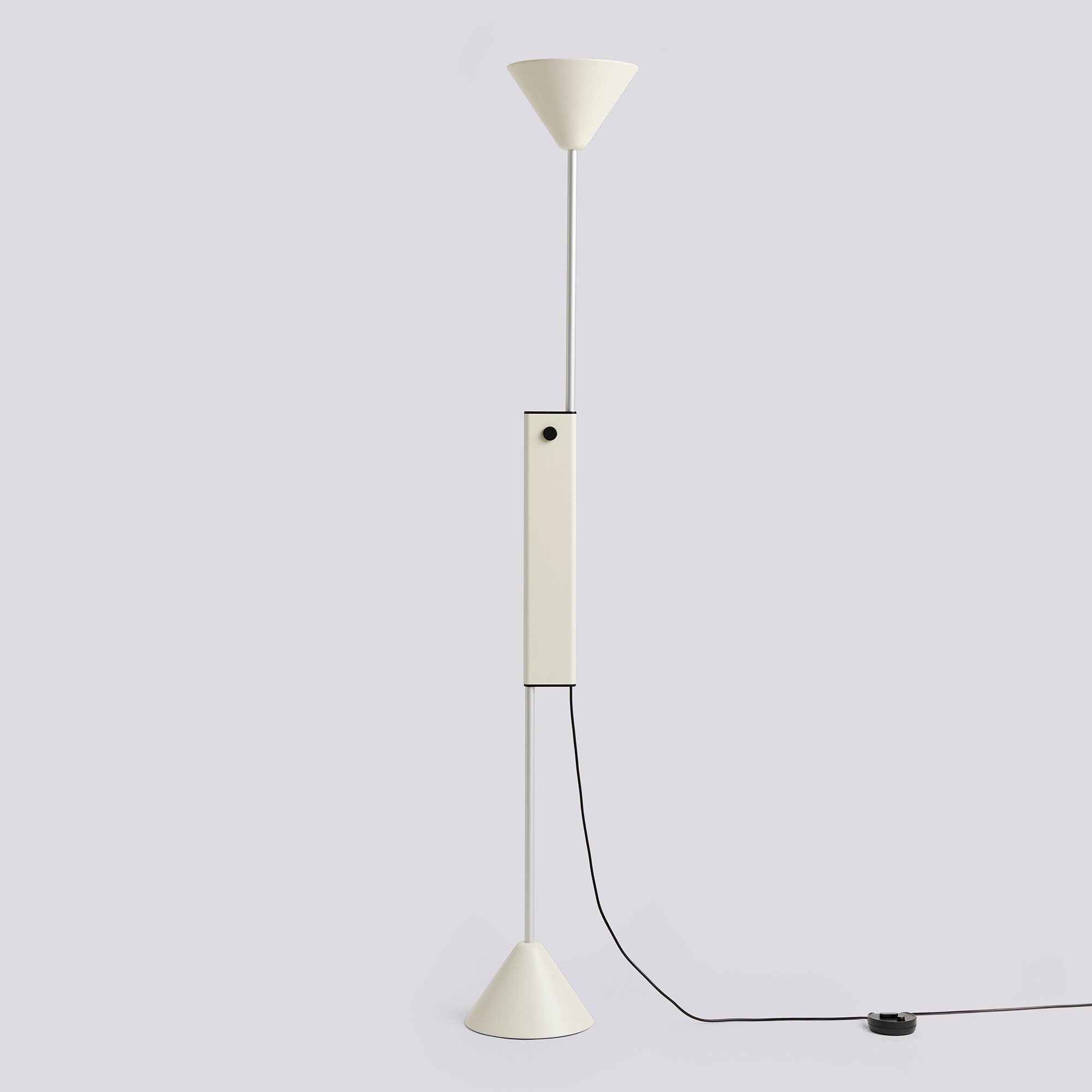 Twist Floor Lamp-Cream white